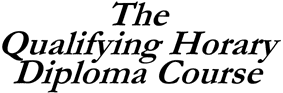 The Qualifying Horary Diploma Course